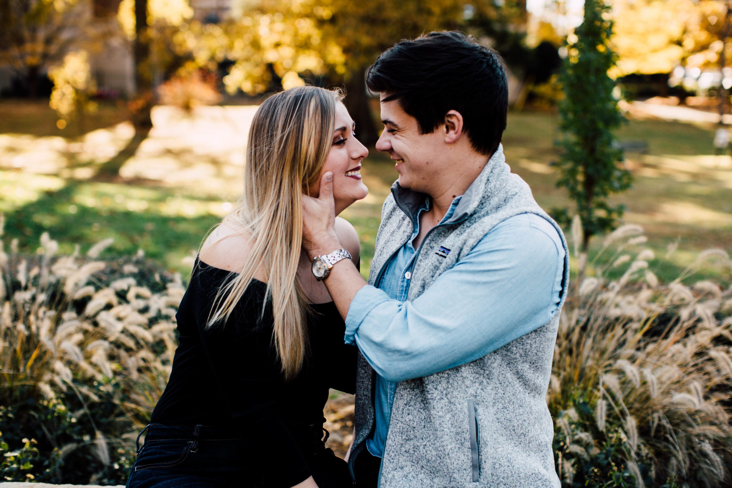 Alli Campbell Photographer Uptown Charlotte Engagement Session